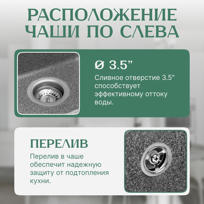 Мойка кухонная Saniteco Rosa