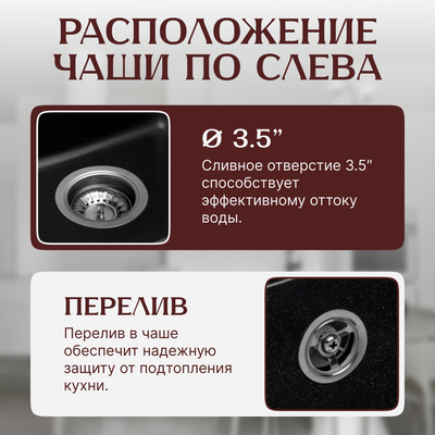 Мойка кухонная Saniteco Rosa