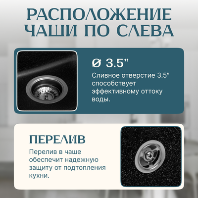 Мойка кухонная Saniteco Rosa