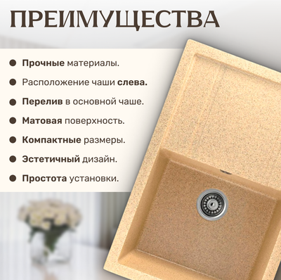 Мойка кухонная Saniteco Fama