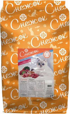 Сухой корм для кошек Снежок Говядина с добавлением лесных ягод - фото