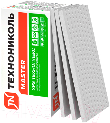 Плита теплоизоляционная Технониколь Техноплекс FAS/2 1180x580x50-L - фото