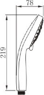 Лейка ручного душа Potato Р050