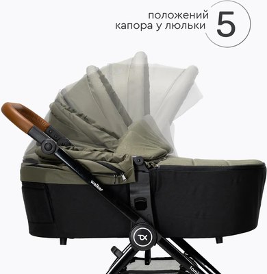 Детская универсальная коляска Tomix Walker Lux 3 в 1 / BD101TRIPLLUX