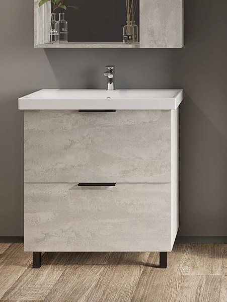 Тумба под умывальник Viant Берлин Moduo 60 / VBER60MDC-T2Y - фото