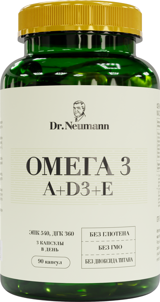 Комплексная пищевая добавка Dr.Neumann Omega 3+A+D3+E - фото