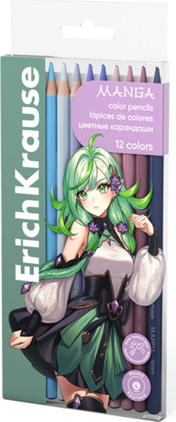 Набор цветных карандашей Erich Krause Manga / 61807 - фото