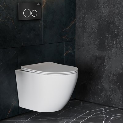 Унитаз подвесной с инсталляцией Roxen StounFix Dual Fresh 968339