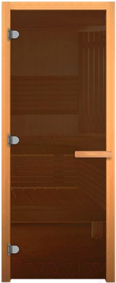 Стеклянная дверь для бани/сауны Doorwood 200x70 - фото