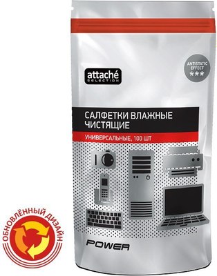 Салфетки для ухода за техникой Attache Selection Универсальные / 127653