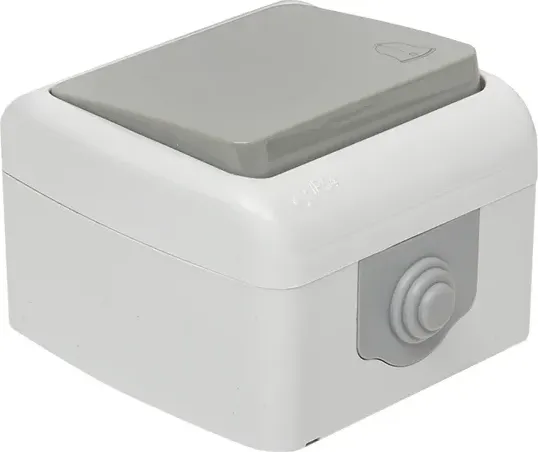 Кнопка звонка EKF Мурманск 1кл 10А IP54 / EFZ10-026-30-54