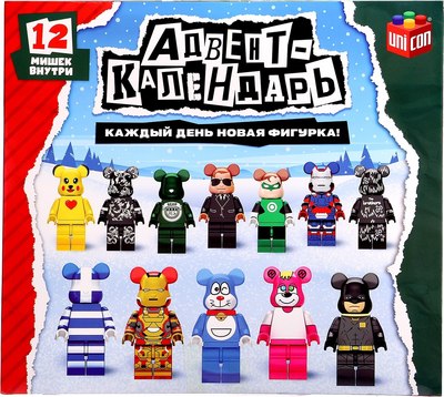 Элемент конструктора Unicon Адвент-календарь. Минифигуры. Мишки / 10317839