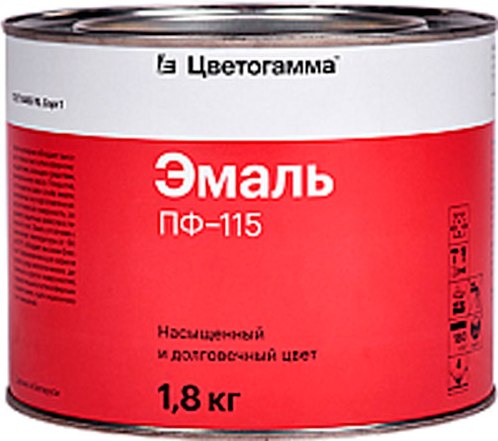 Эмаль Цветогамма ПФ-115 ГОСТ - фото
