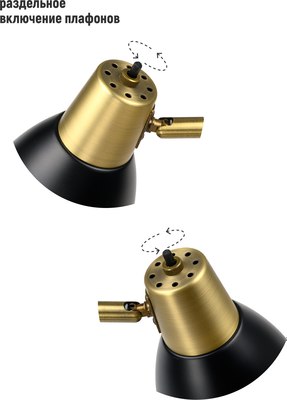 Торшер ArtStyle HT-752x2BRSB