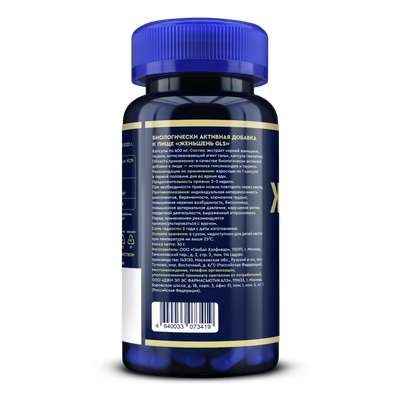 Пищевая добавка GLS Pharmaceuticals Женьшень №60