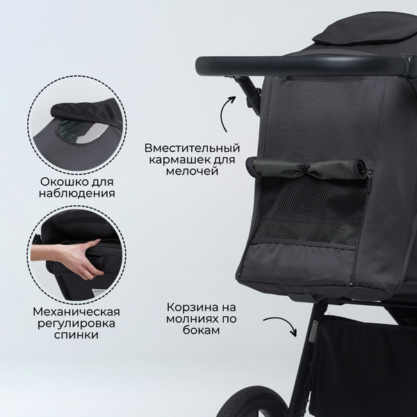 Детская прогулочная коляска Bubago Model Bass / BG 132-AL-5