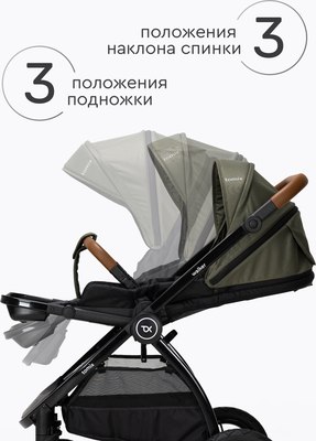 Детская прогулочная коляска Tomix Walker Lux Single / BD101SINGLLUX