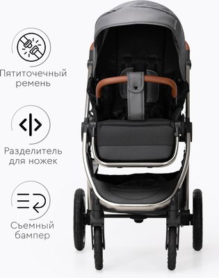 Детская прогулочная коляска Tomix Walker Lux Single / BD101SINGLLUX