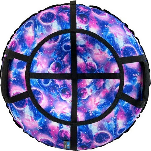 Тюбинг-ватрушка Hubster SnowDream Glamour S Космос 90см / во6675-2 - фото