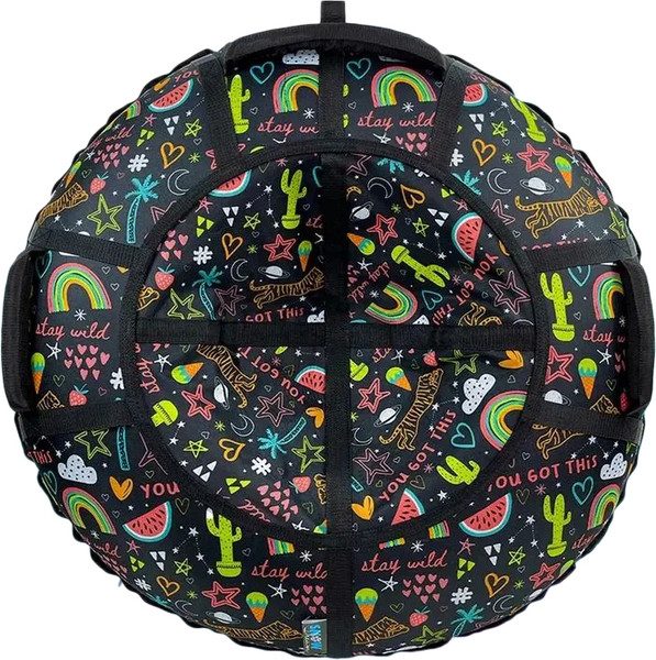 Тюбинг-ватрушка Hubster SnowDream Glamour S Мечта 100см / во8937-2 - фото