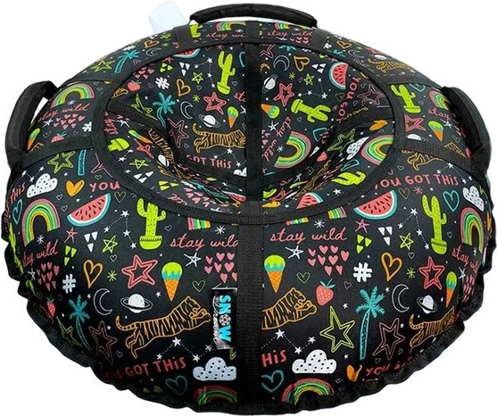 Тюбинг-ватрушка Hubster SnowDream Glamour S Мечта 100см / во8937-2