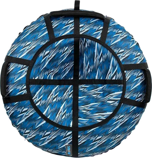 Тюбинг-ватрушка Hubster SnowDream Glamour S Молнии синие 100см / во9018-2 - фото