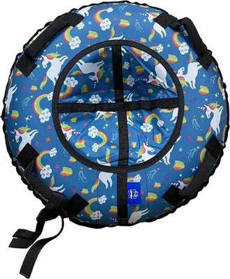 Тюбинг-ватрушка Hubster SnowDream Glamour S Единорожка 100см / во9075-2 - фото