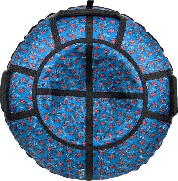 Тюбинг-ватрушка Hubster SnowDream Glamour S Байк 120см / во8947-3 - фото