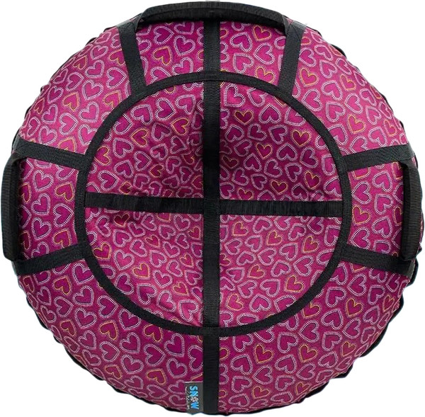 Тюбинг-ватрушка Hubster SnowDream Glamour S Романтика 120см / во8962-3 - фото