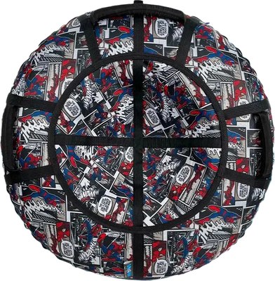 Тюбинг-ватрушка Hubster SnowDream Glamour S Герой 120см / во8998-3 - фото