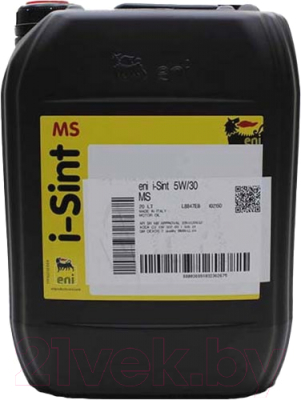 Моторное масло Eni I-Sint MS 5W30 - фото