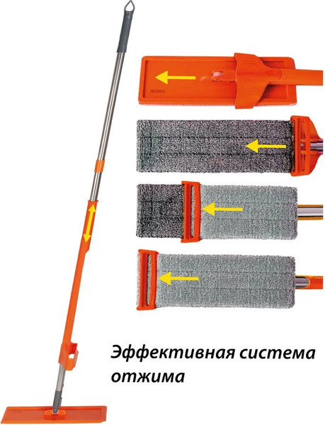 Швабра с отжимом Orion Home 1105
