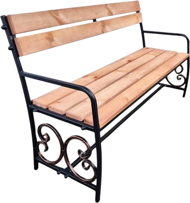 Скамья садовая СтальСнабДизайн СКР-8 - фото