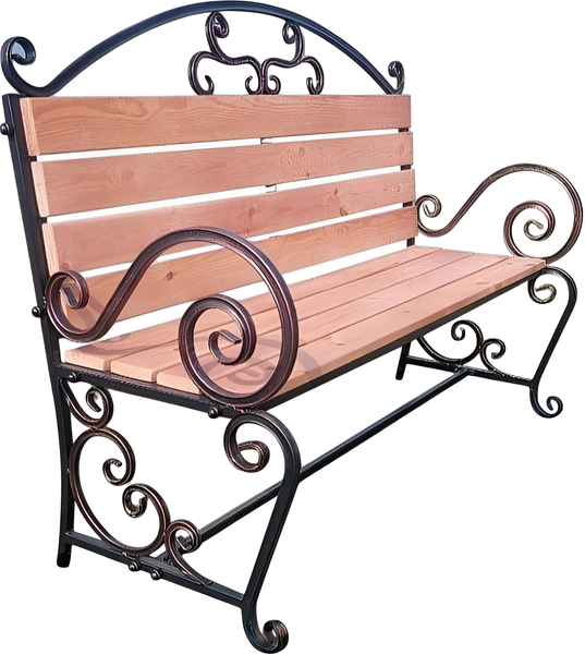 Скамья садовая СтальСнабДизайн СКР-9 - фото