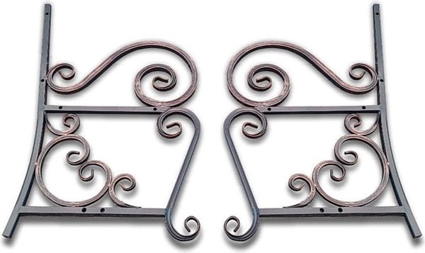 Скамья садовая СтальСнабДизайн СКР-9