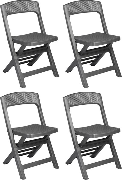 Комплект стульев садовых Ipae Progarden Asso / ASO88CAN-4 - фото