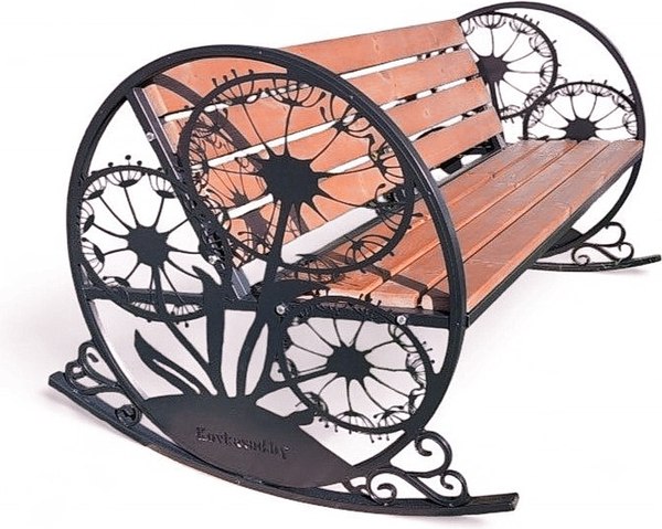 Скамья садовая СтальСнабДизайн Blowball