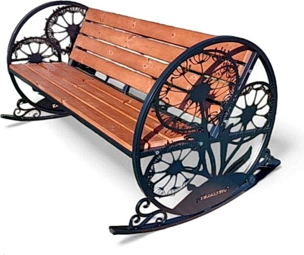 Скамья садовая СтальСнабДизайн Blowball