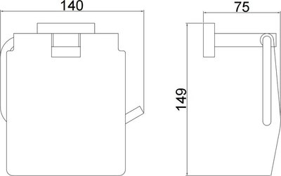 Держатель для туалетной бумаги Belz B90303