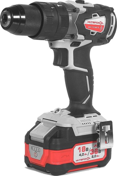 Аккумуляторная дрель-шуруповерт Интерскол ДАУ-13/36В (813.2.2.70) - фото