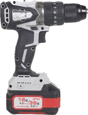 Аккумуляторная дрель-шуруповерт Интерскол ДАУ-13/36В