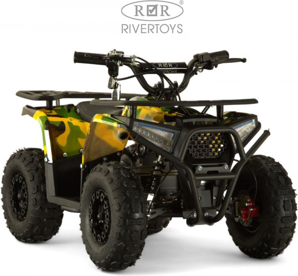 Детский квадроцикл RiverToys Mika Lux Камуфляж