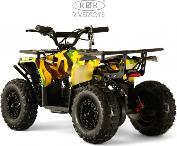 Детский квадроцикл RiverToys Mika Lux Камуфляж