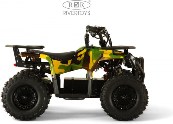 Детский квадроцикл RiverToys Mika Lux Камуфляж
