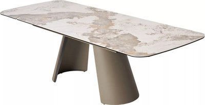 Обеденный стол M-City Stefan 180 Gloss / 626М05795 (Luxury Pandora/латте)