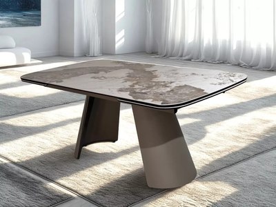 Обеденный стол M-City Stefan 180 Gloss / 626М05795 (Luxury Pandora/латте)