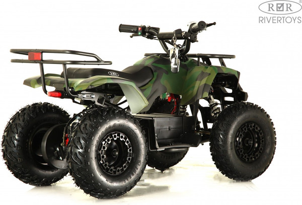 Детский квадроцикл RiverToys Tiki Lux Камуфляж