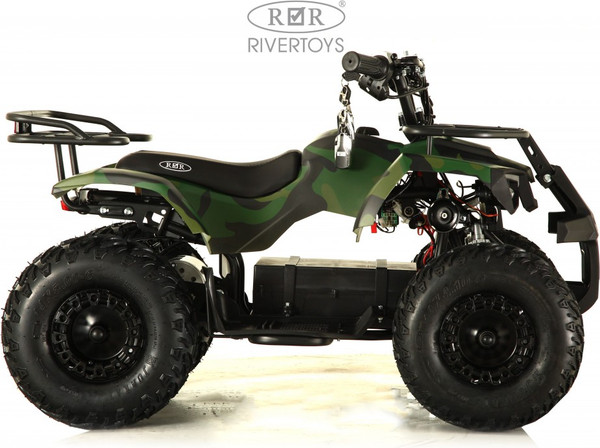 Детский квадроцикл RiverToys Tiki Lux Камуфляж