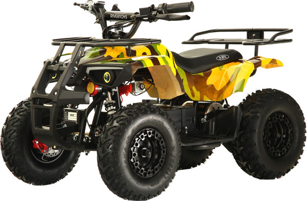 Детский квадроцикл RiverToys Tiki Lux Камуфляж - фото