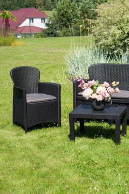 Комплект садовой мебели Ipae Progarden Jungle JUN06CAN (антрацит)